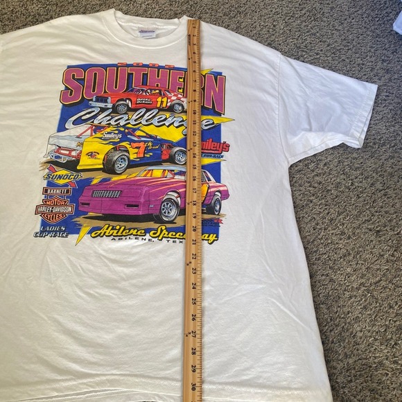 2002 Southern Challenge Abilene Speedway Racing T Shirt Mens XL Hanes - Picture 5 of 7
